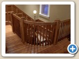 Second floor foyer atop the grand staircase