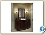 Vanity in Hiram's Bathroom