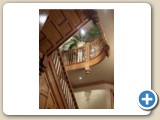 Grand oak staircase