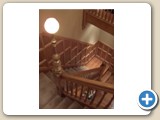 Grand oak staircase